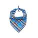 Unique Style Paws Dog Ceal 1 STK.Washable throat made of cotton dogs for small medium large dogs and cats s (1 Pack) Bluegrid