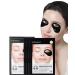 Patchs Yeux 5Pcs Hydrogel Double Patchs Anti Cernes Contre les Rides claircissement des Yeux Avec Extrait de Perle Noire Soulage les Rides Masque Contour des Yeux pour Homme Femme Double anti