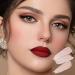 FOCALLURE Shimmer and Matte Cream Eyeshadow Stick - Pink Fire | High Pigment Eye Brightener Pen | Long Lasting & Waterproof Makeup - Buy Online on GoSupps.com