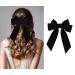 Elegant Velvet Black Hair Bow Clips for Women and Girls - Perfect Gift for Mom - Wedding, Prom, Dating Hair Accessory - Buy Online on GoSupps.com