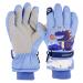 KAKU NANU Kids Ski Gloves Mittens Waterproof Ice Skating Gloves Children's Winter Warm Snow Gloves Thermal Fleece Gloves For Boys Girls Pink Purple Blue Cartoon 2-10 Years Light Blue-1 6-10 Years