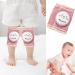 Kids Pink Cat Pattern Knee Pads - Safety Walking and Crawling Protection for Toddlers - Buy Online on GoSupps.com
