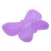 Mikinona 1pc Silicone Scrub Pad Cleaning Tools Hair Brush Cleaning Tool Beauty Tool Cleaning Mat Makeup Brush Scrubber Makeup Tools Portable Brush Make up Silica Gel Cleaner Purple Cosmetic 23X17cm Purple