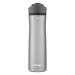 Contigo AUTOSEAL Water Bottle, 24oz, Licorice Lid 24oz Steel/Licorice