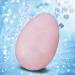 Rosenquarz Yoni Ei Massage Stone - Natural Crystal for Cone Exercises & Post-Birth Relaxation | Exquisite Craftsmanship with Pre-Drilled Hole - Buy Online on GoSupps.com