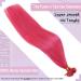 Runature Pink Hair Extensions - Real Remy U-Tip Bonding | 35cm 14 Inch 20g - Hot Pink Hair Extensions - Buy Online on GoSupps.com