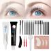 Libeauty Lash Black Color Kit Brow Kit Quick Voluminous Coloring with Complete Tools Eyelash Color Kit For Salon Or Home Hair colour Use