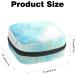Blue-Green Gold Liquid Marble Sanitary Napkin Storage Bag | Portable Period & Menstrual Cup Holder for Women & Teen Girls - Buy Online on GoSupps.com
