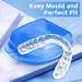 Teeth Guard for Night Grinding 4 Pack Night Sleep Guard Teeth Grinding Retainer Moldable Fit Mouth Guard for Teeth Grinding with Carry Case Custom Fit Teeth Retainers Clear - Buy Online on GoSupps.com