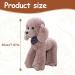 Heionia Teddy Dog Plush Toy - Kawaii Cuddly Pudel with Scarf | 20cm Gray Dog Gift for Kids & Girls | International Shipping Available - Buy Online on GoSupps.com
