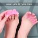 Toe Separator Set of 4 - Bunion Corrector for Men & Women | Blue & Pink Toe Spacers for Bunions - International Shipping Available - Buy Online on GoSupps.com