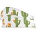 Green Cactus Flowers Hair Towel 2 Pack - Super Absorbent Quick Dry Hair Turbans for Women & Girls - Buy Online on GoSupps.com