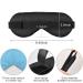 Haskirky Light Blocking Eye Mask | Adjustable Breathable Design for Deep Sleep | Great for Travel, Yoga, and Meditation | Pure Blue - Buy Online on GoSupps.com