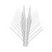 Pigeon repellent spikes made of stainless steel. 5 meter box. Made in EU