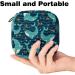 Portable Women's Binding-Up Bags | Menstrual Cup Pocket & Tampon Holder for Teen Girls | Oceanhai Blue Pattern - Buy Online on GoSupps.com