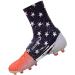 FITSPORT Football Spats - Cleat Socks for Football, Soccer, Baseball & Softball - Black & White (Small-Medium) - Buy Online on GoSupps.com