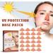 GNAUMORE Sun Protection Nose Patch Sunscreen Nose Patch Sun Protection Patch UV Protection Nose Patch Sun Screen Soft Cotton Cloth Patches Sun Protection Nose Cover 24pc - Buy Online on GoSupps.com