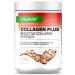 VitamineVersand 24 Collagen Plus 500 g powder with MSM glucosamine HCL hyaluronic acid frankincense extract 100 bioactive collagen hydrolyzate peptides collagen type 1 2 & 3 Cola flavor