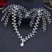 Bridal Headpieces for Wedding Rhinestone Headband Forehead Headband Headpiece Hair Accessories for Bride Silver. - Buy Online on GoSupps.com
