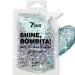 7DAYS Shine Bombita! Glitter Gel for Face Hair & Body | Sparkling Face Paint with Chunky Sequins for Party Rave Festival & Halloween | Quick-Drying No Glue Holographic Makeup | Silver 90ml DOPE