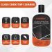 Glass Stove Top Cleaner Kit 12 oz - Non-Abrasive Cooktop Cleaner & Polish with Scrubbing Pad Handle Scraper & Cloth - Tough Stain Removal for a Sparkling Finish - Buy Online on GoSupps.com