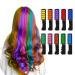 Peigne Craie Color Pour Les Cheveux Teinture Temporaire De Couleur Vive Pour Les Filles Et Les Enfants Craie Capillaire Lavable Pour La F te Le Maquillage Et Le Look Cosplay (10 Couleurs)