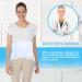 Abdominal Binder Post Surgery - Slimming Tummy Tuck Belt for Men & Women | High Elasticity Breathable Compression 3 Panel (45-60) - White - Buy Online on GoSupps.com