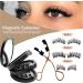 Joyeee Magnetic Eyelashes with Eyeliner 5 Pair Reusable False Lashes 3D Natural Looking Clusters Individual Lashes kit with Applicator Tweezers No Glue Diy Lash Extension Kit - Buy Online on GoSupps.com