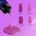 Mogray Poly Nails Gel Starter Set - 60ml Violet Glitter Builder Acrylic Gel for DIY Nail Design - Buy Online on GoSupps.com