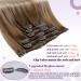 Shop Laavoo Ombre Clip-In Hair Extensions - Real Hair Balayage Blend #8/16/60 105g 50cm - Perfect for Stunning Volume & Length! - Buy Online on GoSupps.com