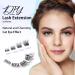 Cluster Lashes Individual Eyelashes C Curl Lash Clusters Soft and Reusable Eyelashes Individual DIY Lash Extensions 8mm 10mm 12mm 14mm by Obeyalash (Mix 8-14mix C Curl Natural-Violet) 5-WL-011 - Buy Online on GoSupps.com