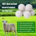 KINTOR Wool Dryer Balls XL 6 Pack - 100% New Zealand Wool Organic Fabric Softener - Hypoallergenic & Baby Safe - Chemical Free - Reduce Wrinkles & Static Cling - Shorten Drying Time - Buy Online on GoSupps.com