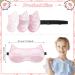 3Pcs Cute Cat Sleep Masks for Kids - Lightweight Adjustable Silk Eye Covers for Sleeping Travel & Office - Buy Online on GoSupps.com