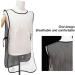 Hair Stylist Apron TPU Hair Salon Work Apron Transparent Work Vest Waterproof Barber Haircut Apron Adjustable Bib Apron for Stylist Accessories - Buy Online on GoSupps.com