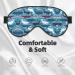 Whale Pattern Unisex Sleep Eye Mask | Soft Comfort Eye Shade for Travel Yoga & Shift Work - Buy Online on GoSupps.com