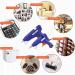 ZFYOUNG Mini Hot Glue Gun Set - 10 Glue Sticks Included | 20w Blue Hot Glue Gun for Quick Repairs, Artist DIY Art, and Home Projects - Buy Online on GoSupps.com