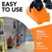 50 Strong Scooter Stand - Interlocking Offset Base - Fits Most Scooters - Stable & Secure - Orange - Buy Online on GoSupps.com