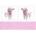 Lionet Paws Large Pink Grid Dog Bandana - Washable Cotton Scarf for Small Medium Large Dogs - Buy Online on GoSupps.com