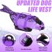Emust Dog Vest for Swimming & Boating - High Buoyancy Ripstop Life Jacket for Small & Medium Breeds - Purple Mermaid (M) - Buy Online on GoSupps.com