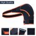 Adjustable Shoulder Support Brace - Compression Bandage Wrap for Joint Pain Relief | Strong Elastic Material | Perfect for Sports & Gym - Buy Online on GoSupps.com