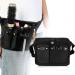 Jadeshay barber tool bag black hairdresser tool bag with belt professional salon hairdressing bag tool pocket scissors