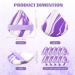 Buy Powder Puffs - Soft Reusable Makeup Sponge for Loose Powder | 10 Pcs Purple Triangle | Perfect for Foundation & Face Cosmetics - Buy Online on GoSupps.com