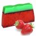 ARTISAN STRAWBERRY SOAP - VEGETABLE GLYCERIN - HANDMADE IN SPAIN - 1 BAR OF 100 GR - HOSTENATURA