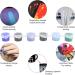 Non toxic DIY Non radioactive Fashionable Thermochromic Temperature Color Changing Powder Thermochromic Powder Professional Nail Salons Beauty Salons - Buy Online on GoSupps.com