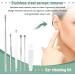 tibiu 6Pcs Ear Pick Set Stainless Steel Earpick Ear Wax Curette Remover Spoon Spiral Ear Clean Tool With Case - Buy Online on GoSupps.com