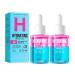 Double S rum Anti-Rides et Hydratant 2x30ml Acide hyaluronique Rose S rum Soin Repulpant et Raffermissant R duit les Ridules Pour une Peau Liss e Tonique et Confortable