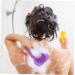 Collbath Silicone Shampoo Brush - Scalp Massage Brush for Easy Hair Wash - 11.5x6cm Purple - Best Bath Washers for Ultimate Scalp Care - Buy Online on GoSupps.com