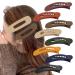 8PCS Large Flat Claw Clips for Thick Hair  Matte Flat Lay Claw Clips French Non-slip Strong Hold Side Slide Duckbill Alligator Hair Clips  Hair Styling Accessories for Women Girls