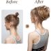Hair Bun Synthetic Hair Bun with Elastic Rubber Band Messy Bun Wig Hair Bun Curly Hair Bun Donut Hair Ties Women Hair Bun Hair Extension Hair Piece (Size : 1 PC Color : Light Auburn) 1 PC Light Auburn - Buy Online on GoSupps.com