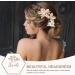 minkissy 1 Set Flower Headpieces Wedding Bride Hair Pin Hair Comb Bridal Hair Accessories for Women Girls - Buy Online on GoSupps.com